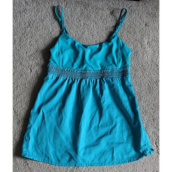 Lululemon - Bliss Tank in color Surge Blue (Teal), Empire Waist - sz 8 - Picture 6 of 7